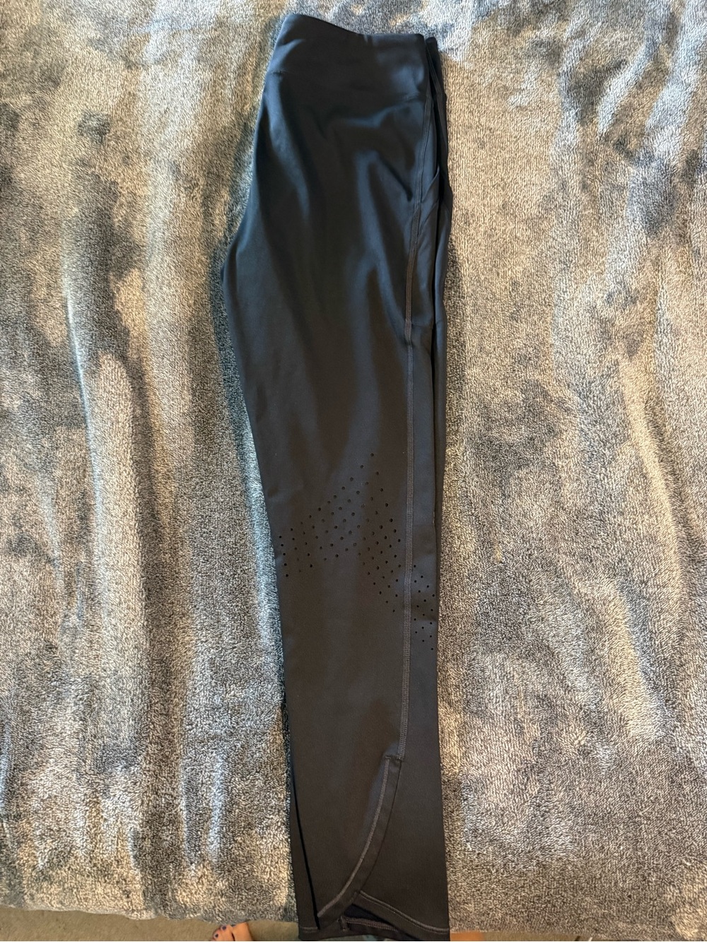 Under Armour Black Women's Laser-Perforated Leggings